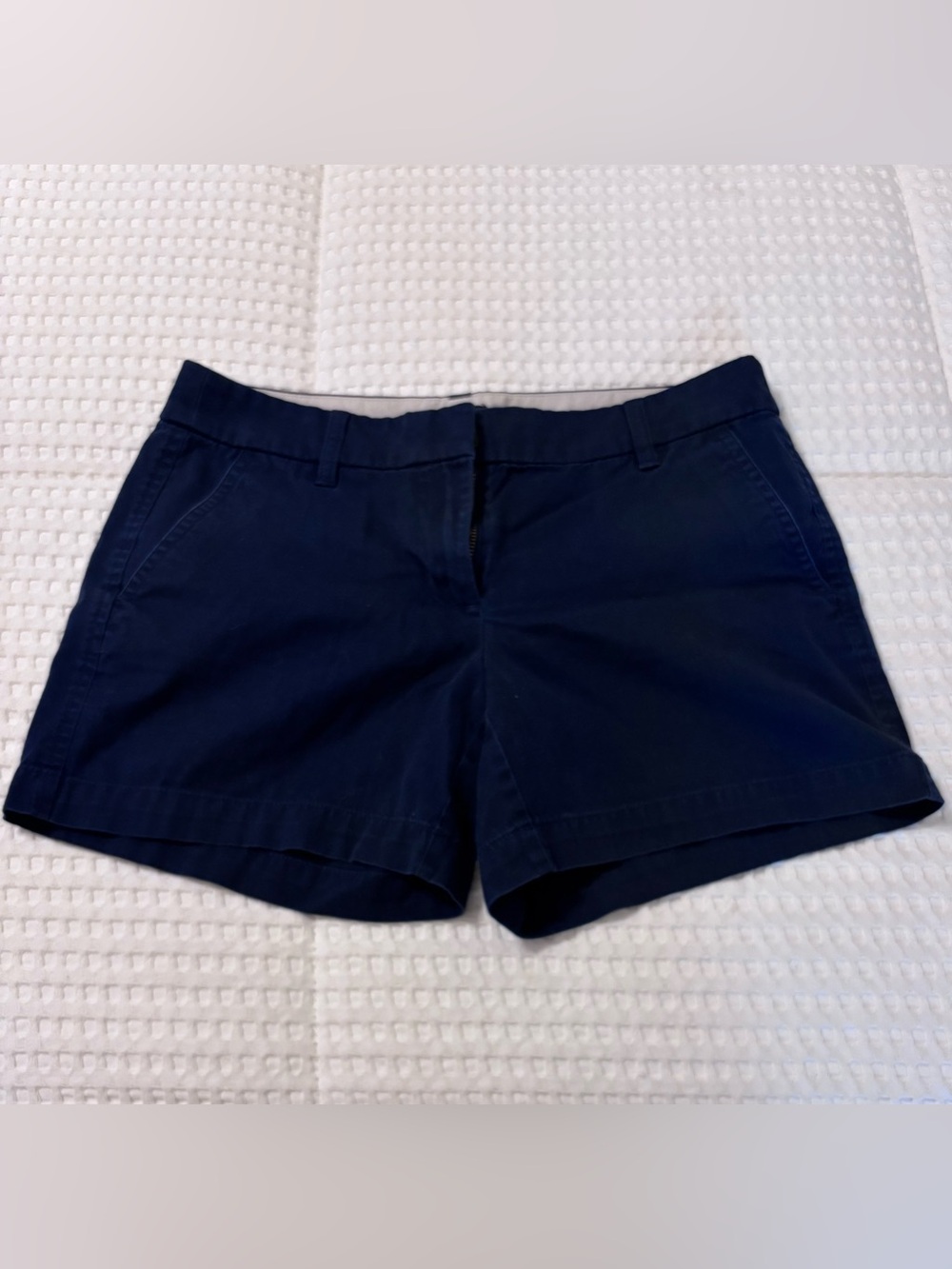 J. Crew Factory Classic 5" Navy Chino Shorts